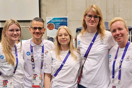 Team der Augenklinik als Helfer bei den Special Olympics 2023